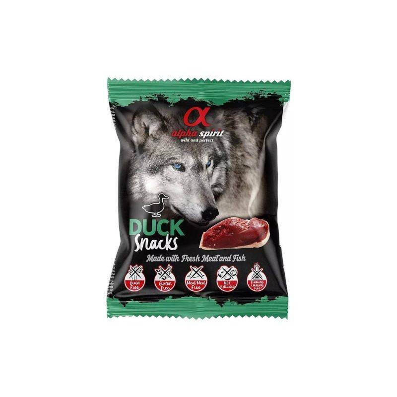 Alpha Spirit Snack Perro Sabor Pato (1,2Kg)