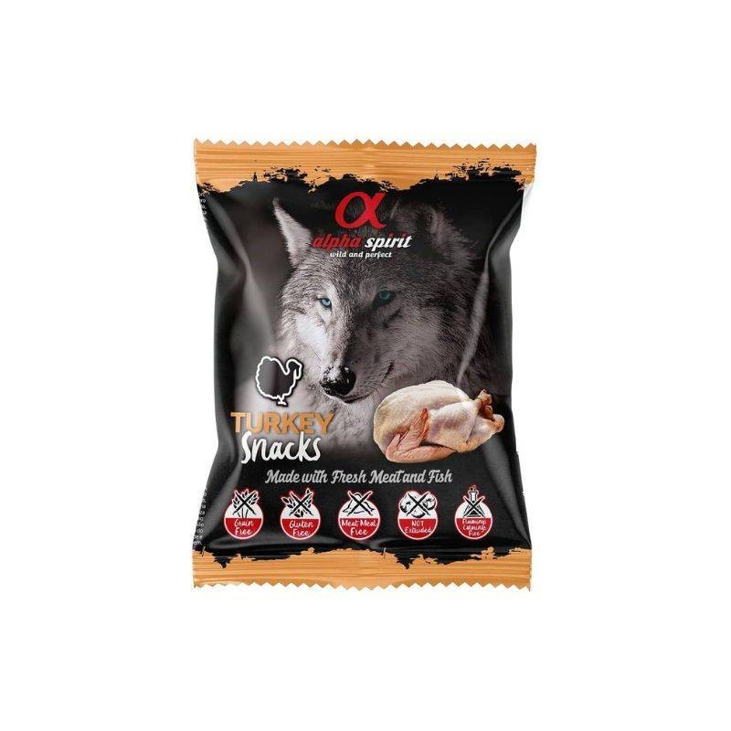 Alpha Spirit Snack Perro Sabor Pavo (1,2 Kg)