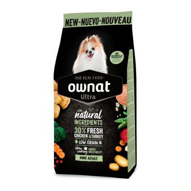 Ownat Ultra Mini Adult: la alimentación ideal para perros pequeños