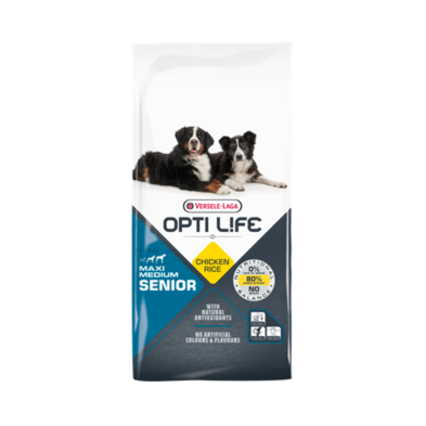 Opti life senior medium & maxi 12,5 Kg.