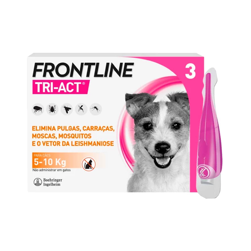 FRONTLINE TRI-ACT  5-10 Kg (1, 3 o 6 pipetas)