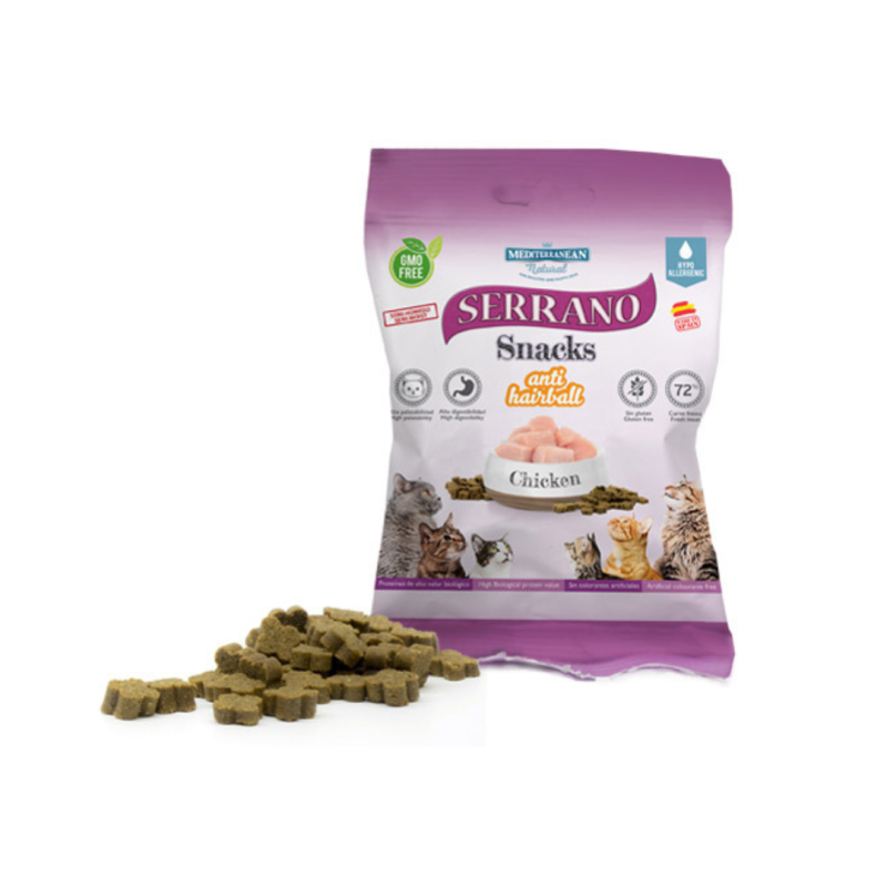 Serrano Snacks Anti Hairball Pollo