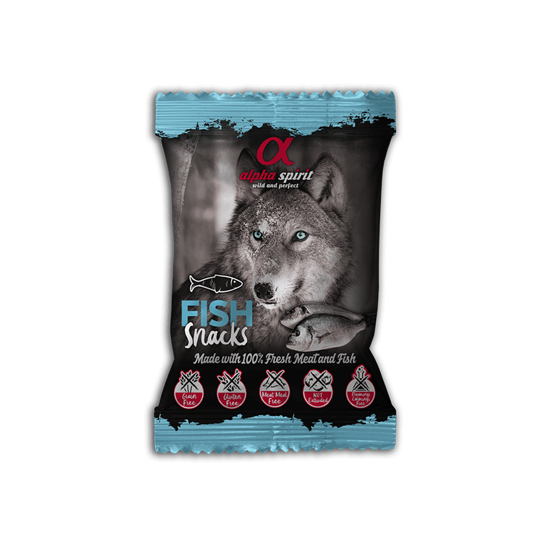 Alpha Spirit Snack Perro Sabor Pescado (1,2 Kg)