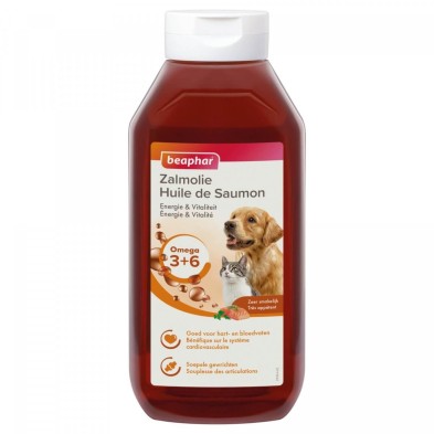 Beaphar aceite de salmón para perros y gatos 430 ml