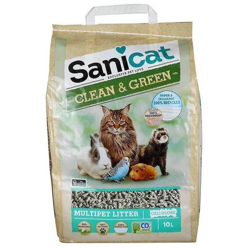 Sanicat ECO lecho higiénico de papel 10L