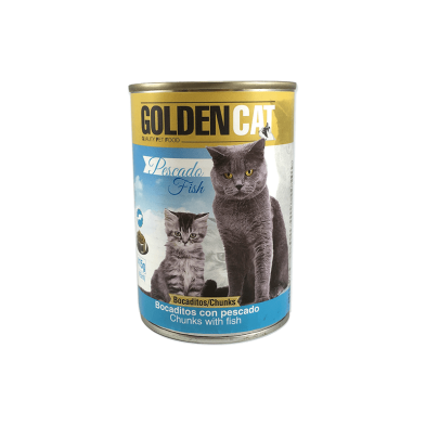 Golden Cat Lata Pescado 415 gr.