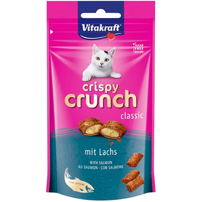 Vitakraft Crispy crunch Classic Salmón 60 gr.