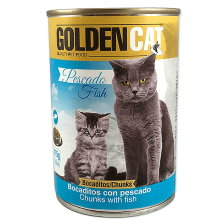 Golden Cat Lata Pescado 415 gr.