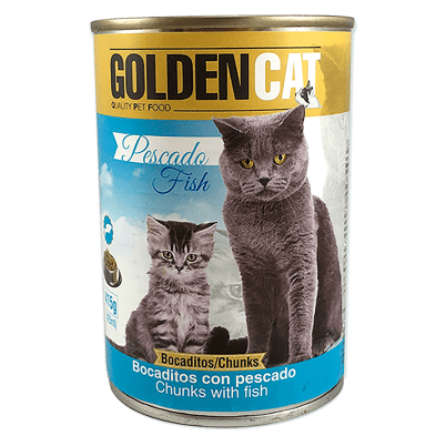 Golden Cat Lata Pescado 415 gr.