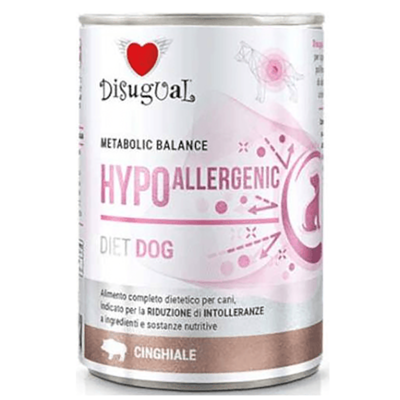 Disugual Diet dog húmedo Jabalí hipoalergénico 400 gr.