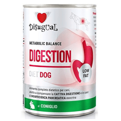 Disugual Diet dog húmedo Conejo digestión 400 gr.