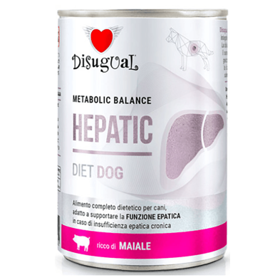 Disugual Diet dog húmedo Cerdo hepatic 400 gr.