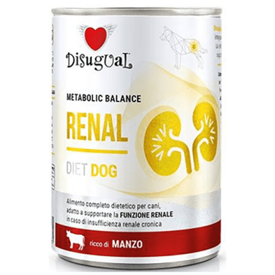 Disugual Diet dog húmedo Buey renal 400 gr.