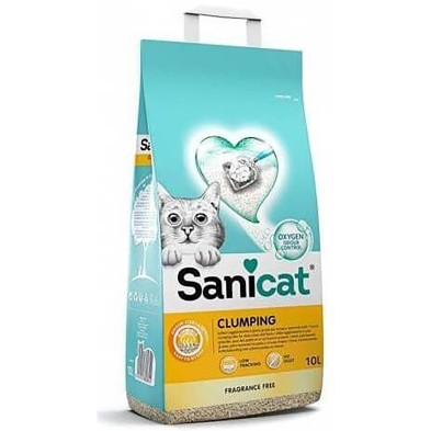 Sanicat Clumping Unscented Arena Aglomerante 8L.