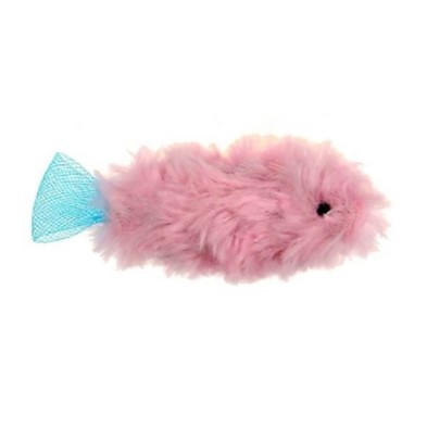 Pez de peluche con catnip