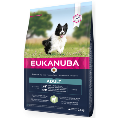 Eukanuba Adult razas medianas y pequeñas con cordero y arroz