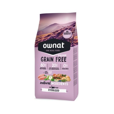 Ownat Grain Free Prime Sterilized Cat