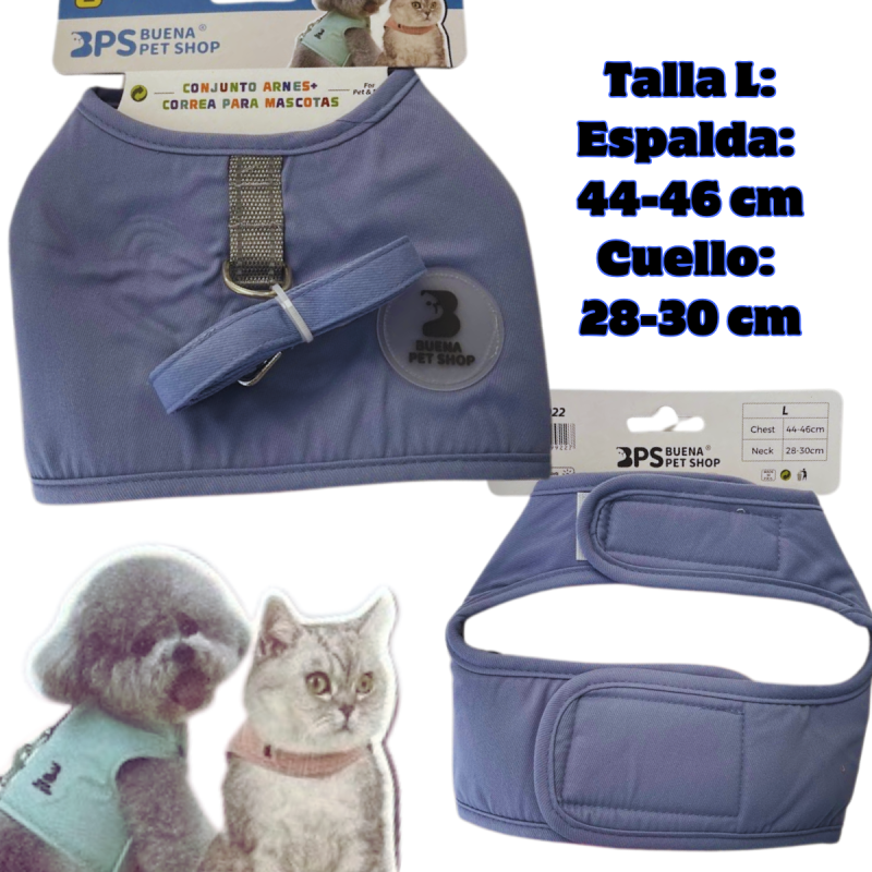 Encuentra el Mejor Arnés + Correa Talla L para tu Perro o Gato