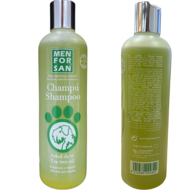 Champú Árbol de Té Menforsan 300 ml | Antiséptico, repelente y calmante