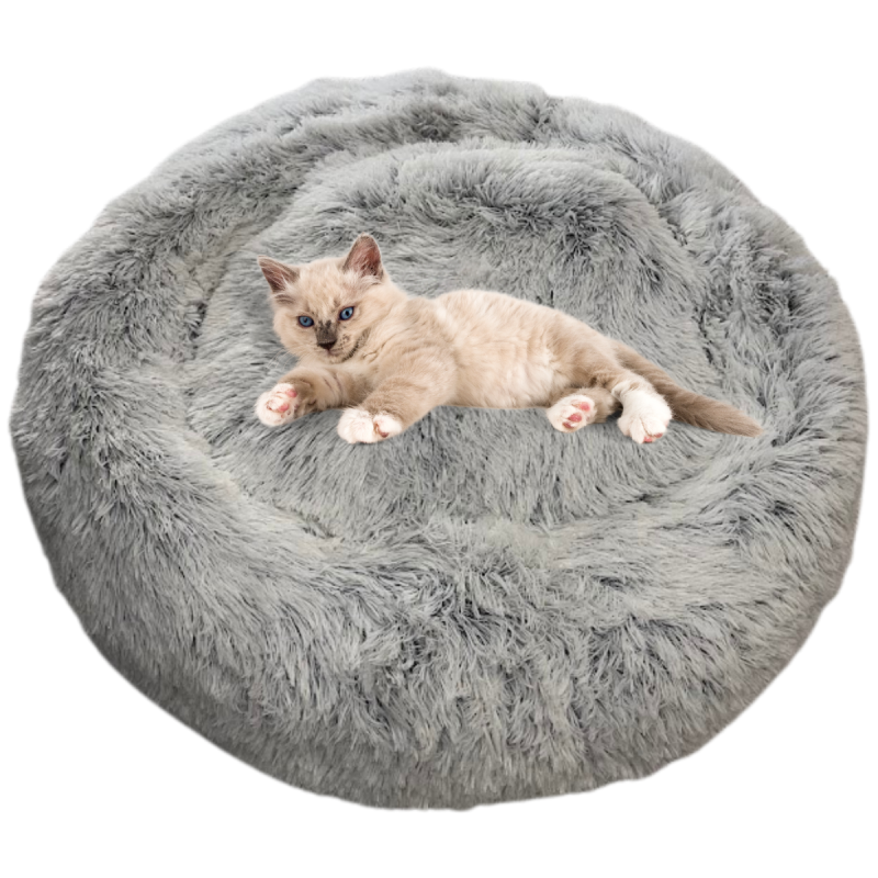 🐾 Cama Antiestrés Gris 70 cm | Ideal para reducir el estrés de tu mascota