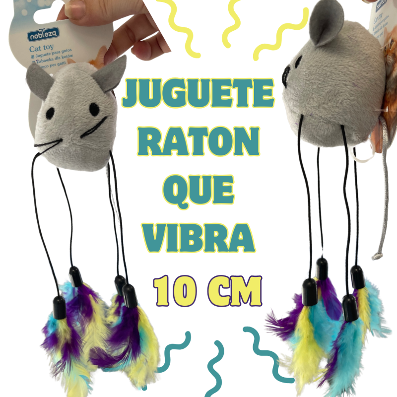 🐭 Ratón de Juguete que Vibra | Diversión interactiva para tu gato