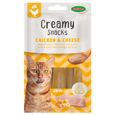 Bubimex Creamy Gatos - Pollo y Queso, Delicioso y Saludable