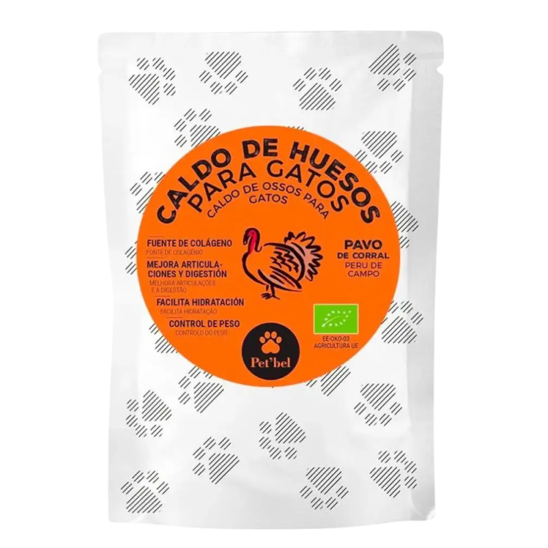 PetBel Caldo de Huesos de Ave para Gatos 100 ml - Hidratación y Bienestar Felino