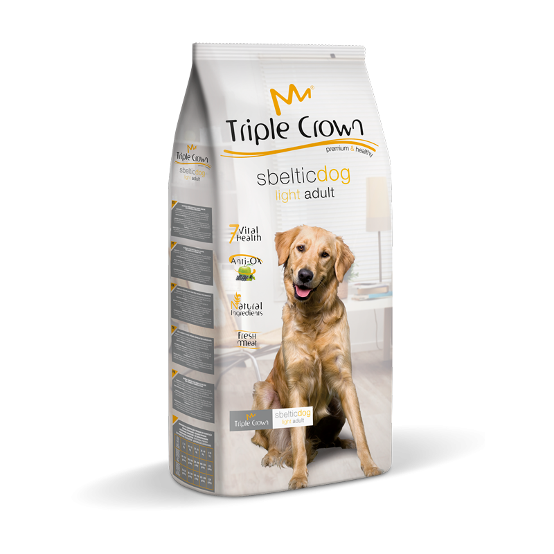 Triple Crown Sbeltic Dog - Pienso Bajo en Grasas para Perros con Obesidad