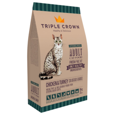 Triple Crown Sterilised Cat | Cuidado Completo para Gatos Esterilizados