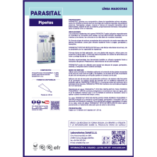 Parasital Pipetas Gatos y Perros Pequeños x 3 Uds | Repelente contra Pulgas, Garrapatas y Mosquitos