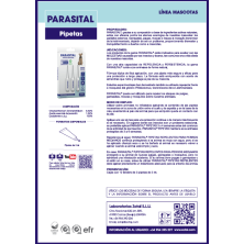 Parasital Pipetas Perros Medianos 10-25 kg x 3Uds | Repelente contra Pulgas, Garrapatas y Mosquitos