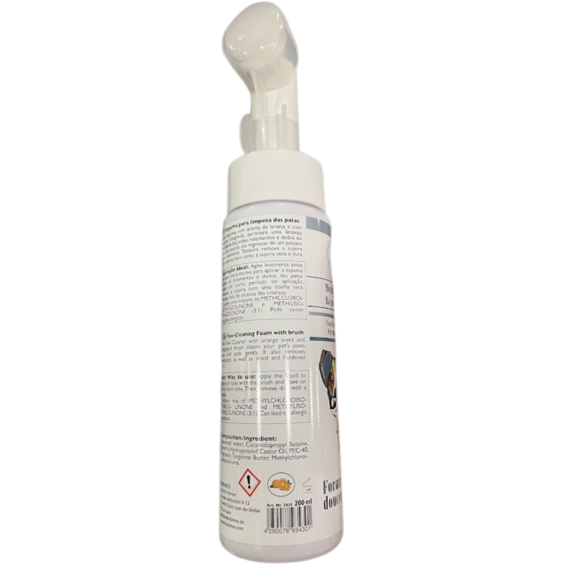 Bubimex Limpiador de Patas 200 ml | Solución Eficaz para Perros y Gatos