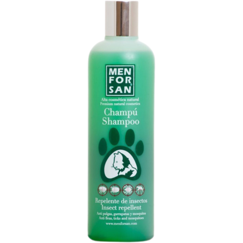 Menforsan Champú Repelente Gatos 300ml | Protección contra insectos