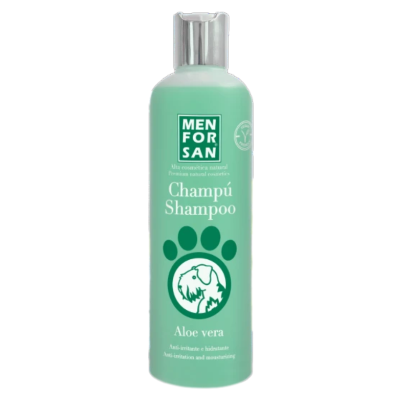 Menforsan Champú con Aloe Vera 300ml | Cuida su piel y pelo