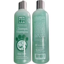 Menforsan Champú con Aloe Vera 300ml | Cuida su piel y pelo