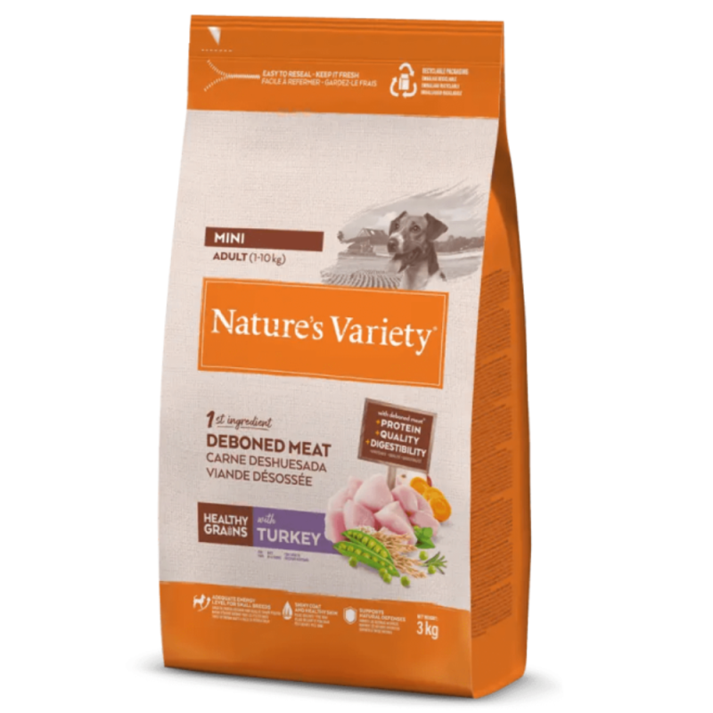 🦃 Nature’s Variety Adult Mini HG Pavo | Nutrición completa y equilibrada