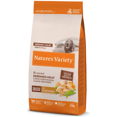 Pienso Nature’s Variety Adult Medium/Maxi | Pollo y cereales integrales