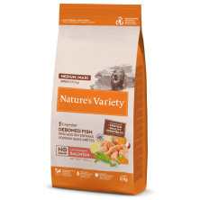 🌿 Nature’s Variety Adult Medium/Maxi NG | Salmón noruego y digestión saludable