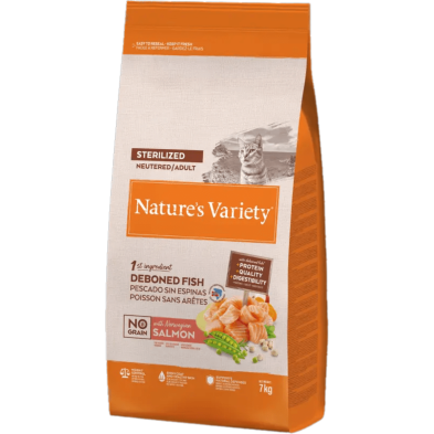 🐟 Nature’s Variety Adult Sterilized No Grain Salmón | Sin cereales y saludable